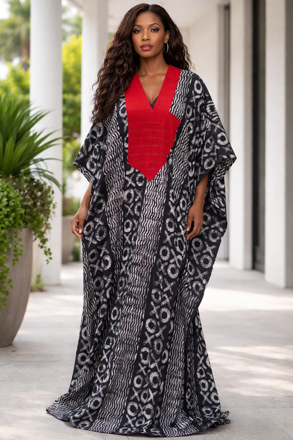 agbada dress for ladies African Female Adire Agbada Boubou with Rich Aunty Vibes