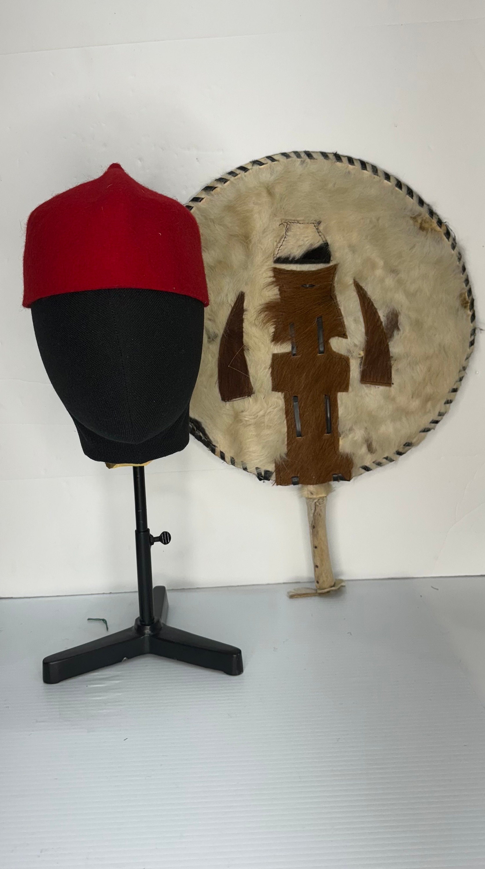 Red Wool Igbo Ozo Cap: African Chieftaincy Hat - Etsy