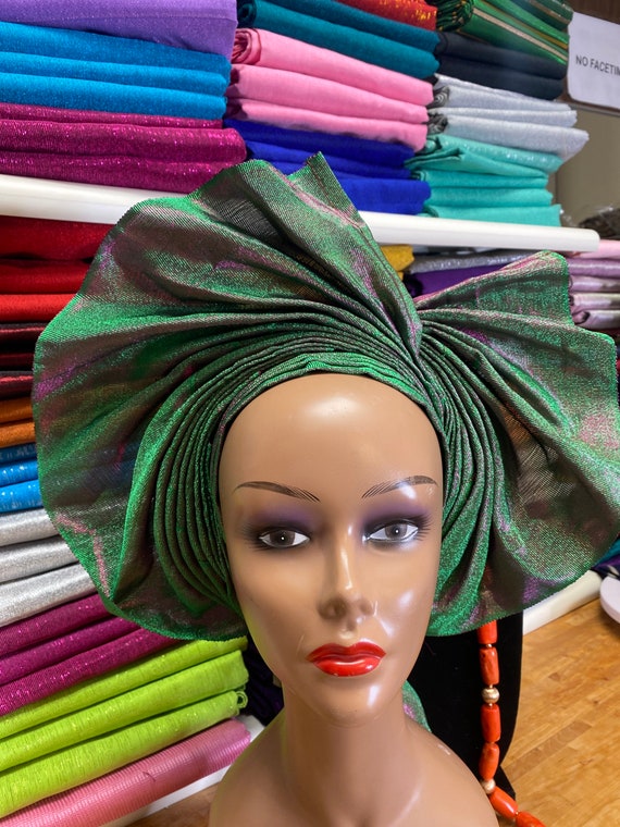 Adjustable Metallic Autogele: Magenta/emerald Green African  display picture 1