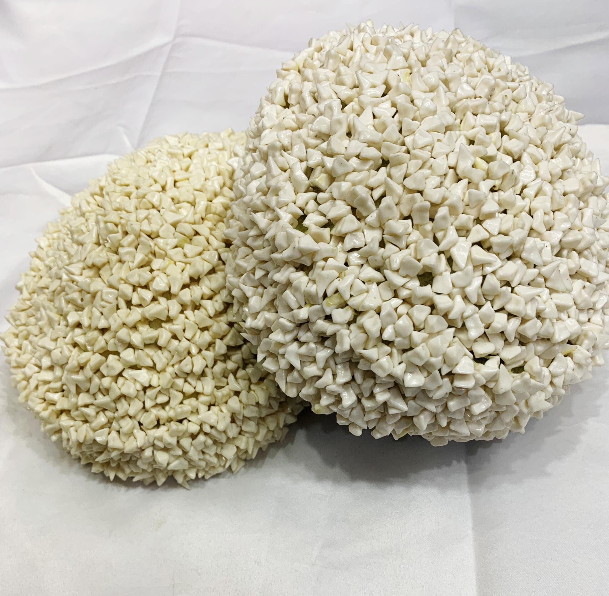 Nigerian White Coral Crown For Traditional Wear Which Look Gets Your Vote, White Ivory Beads or the Coral Beads? main image 4
