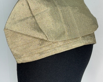 Cappello Fila Aso Oke dorato, tradizionale copricapo da uomo Yoruba