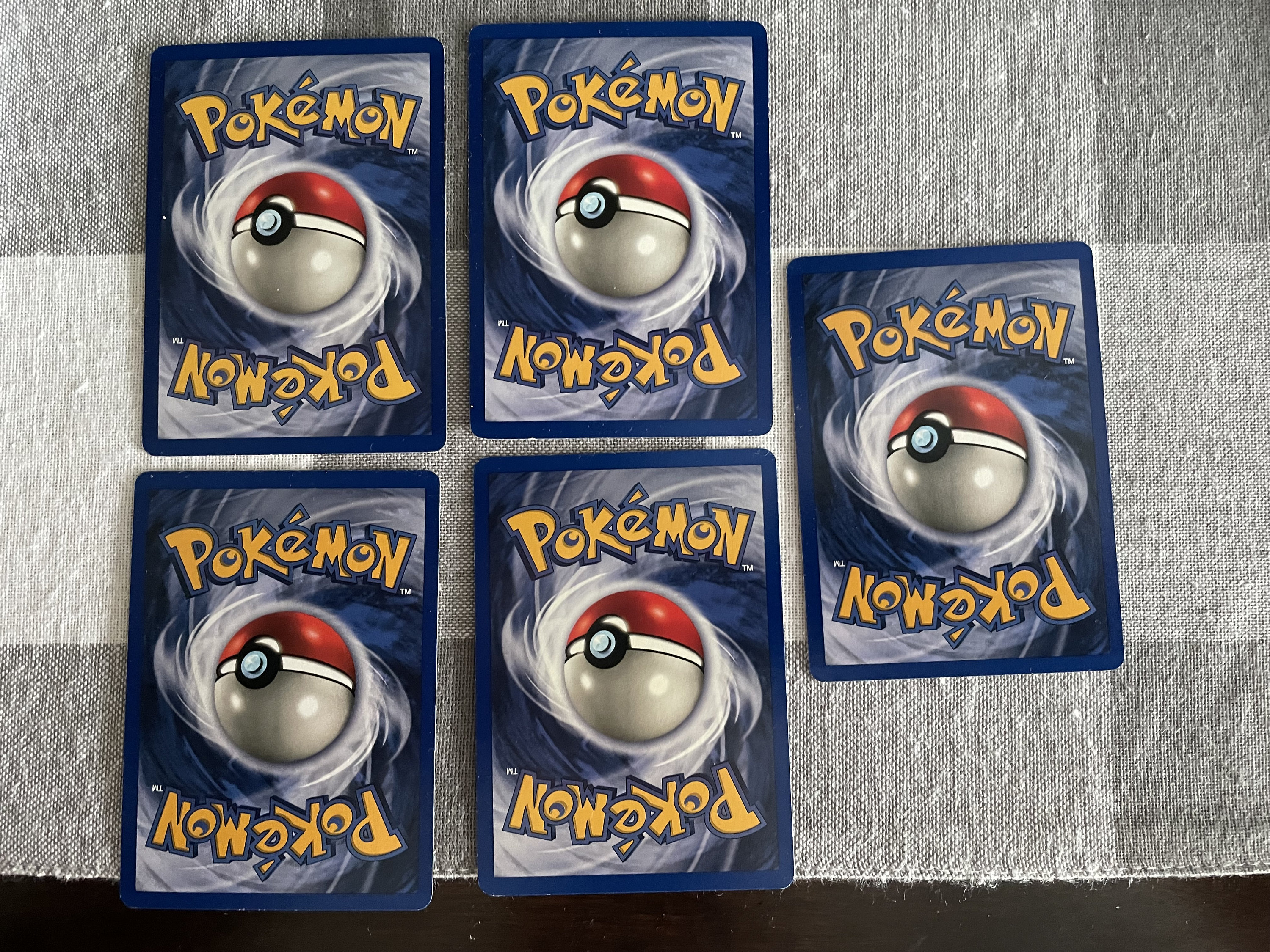 All 5 Cards - 1999 Pokémon Base Set Trainer Switch Shadowless 95