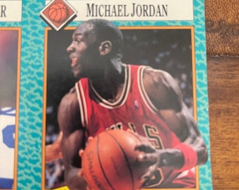 All 5 Uncut Sheets - Rare HOF 1989 Michael Jordan Sports Illustrated Kids Uncut Basketball Card #16