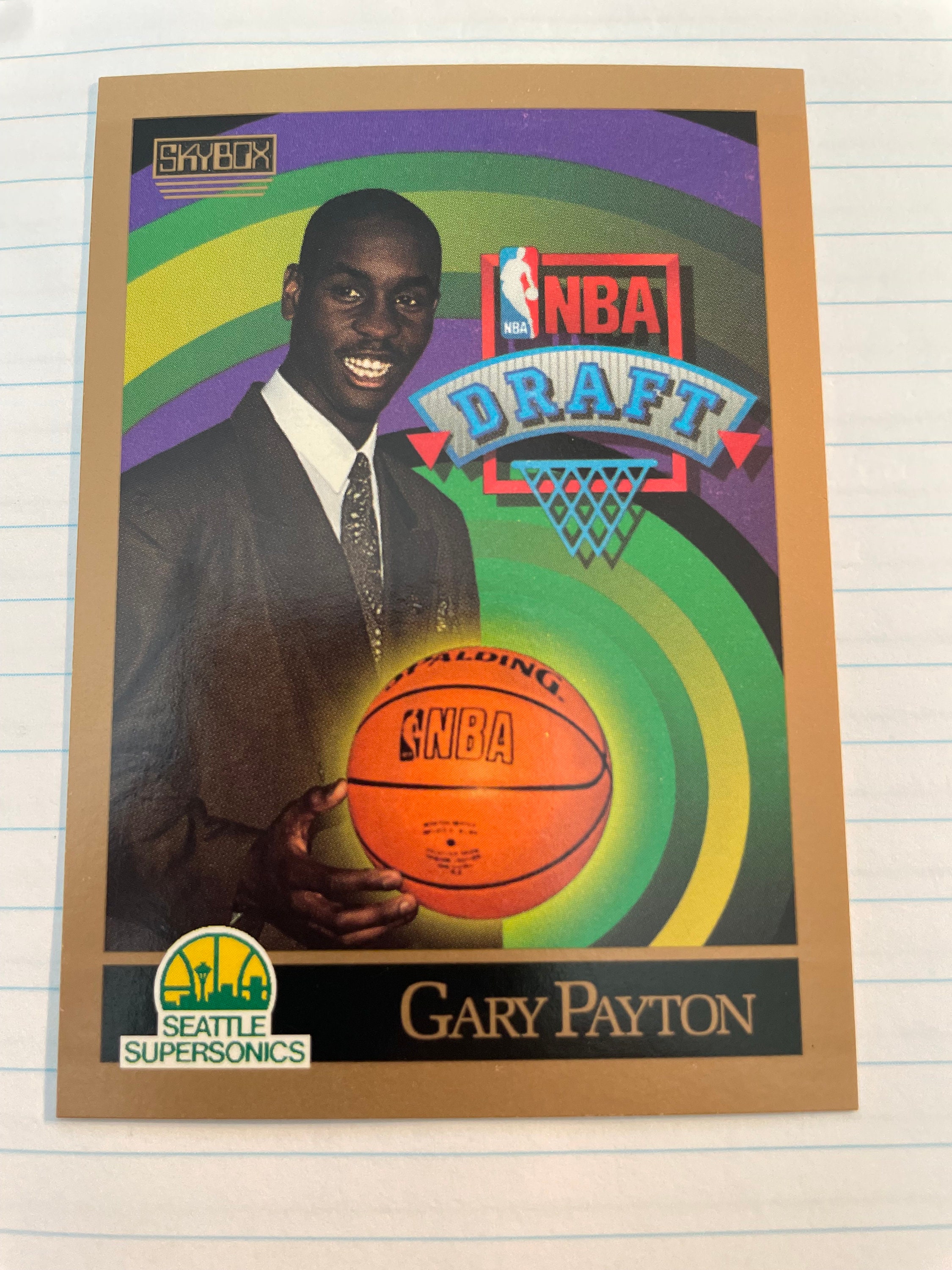 HOF Gary Payton 1990 Skybox Supersonics 365 Rookie - Mint - Etsy
