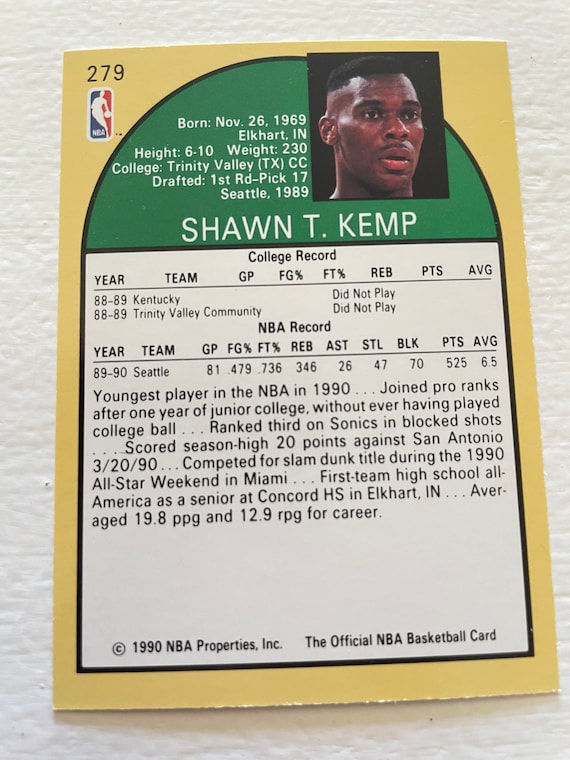 All 6 Cards - Shawn Kemp 1990 Hoops #279 RC ROOKIE - Beautiful! X 3 & Shawn Kemp 1990 Skybox #268 Rc ROOKIE - Beautiful!! X 3 - Etsy All 6 Cards - Shawn Kemp 1990 Hoops #279 RC ROOKIE - Beautiful! X 3 & Shawn Kemp 1990 Skybox #268 Rc ROOKIE - Beautiful!! X 3 - Etsy