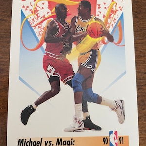 Alle 5 Karten - Rare HOF GOAT NBA Michael Jordan '90-91 Skybox Stats Magic Finals Team
