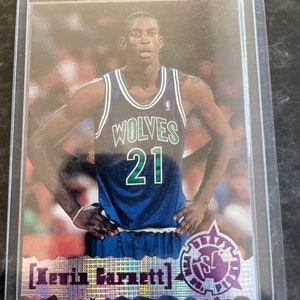 HOF Kevin Garnett 1995 Stadium Club Basketball Rookie Card #343