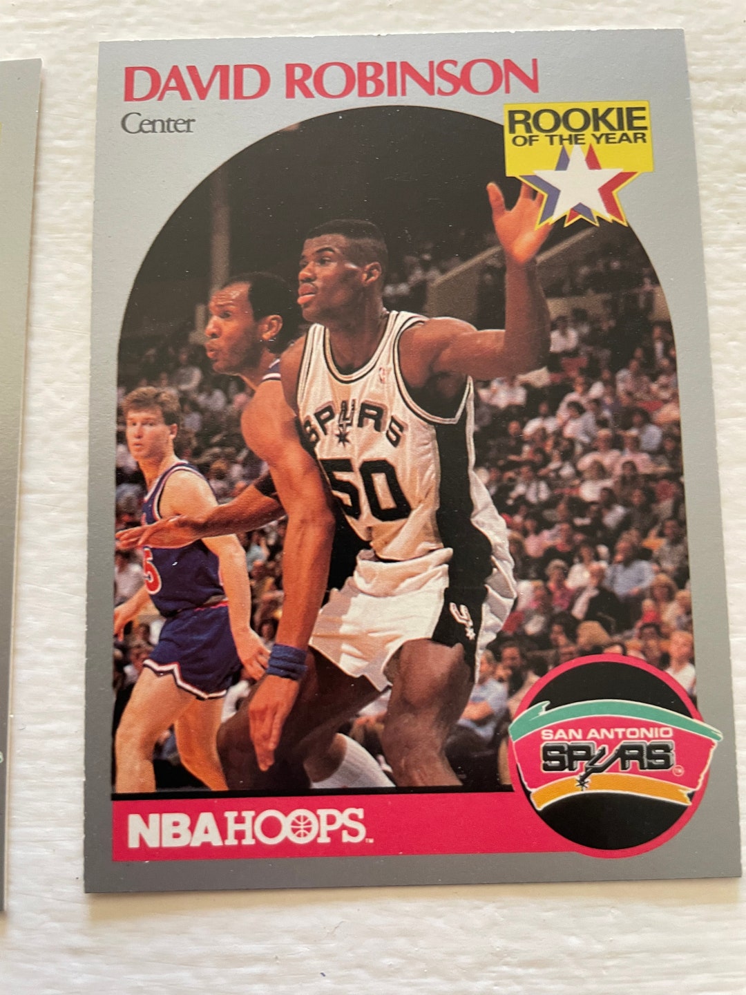 1990-91 NBA HOOPS DAVID ROBINSON ROOKIE CARD
