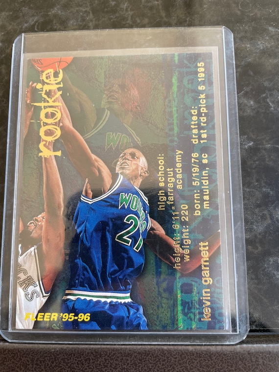 Both Cards HOF 1995 Upper Deck Kevin Garnett Rookie Card 