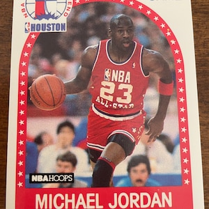 Entrambe le carte - Rare HOF GOAT Michael Jordan 1989 NBA Hoops 1989 All Star Game # 21 Rare