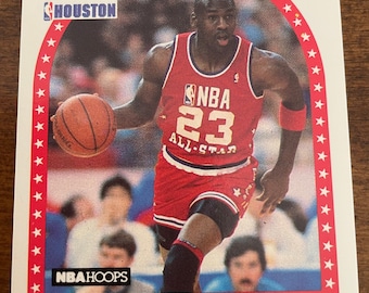 Both Cards - Rare HOF GOAT Michael Jordan 1989 NBA Hoops