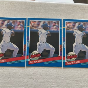 Las 6 cartas para 6500 - 1991 Bo Jackson Donruss Highlights Bc10 Kansas City Baseball Card & 1989 Bo Jackson Topps #540 Royals MINT Rare