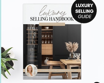 Luxury Real Estate Seller Guide | Editable Listing Presentation | Canva Template Instant Digital Download