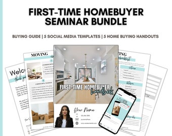 First-time Homebuyer Seminar Kit - Ultimate Bundle | Realtor Marketing Templates |  Instant Download & Edit in Canva for Real Estate Agents