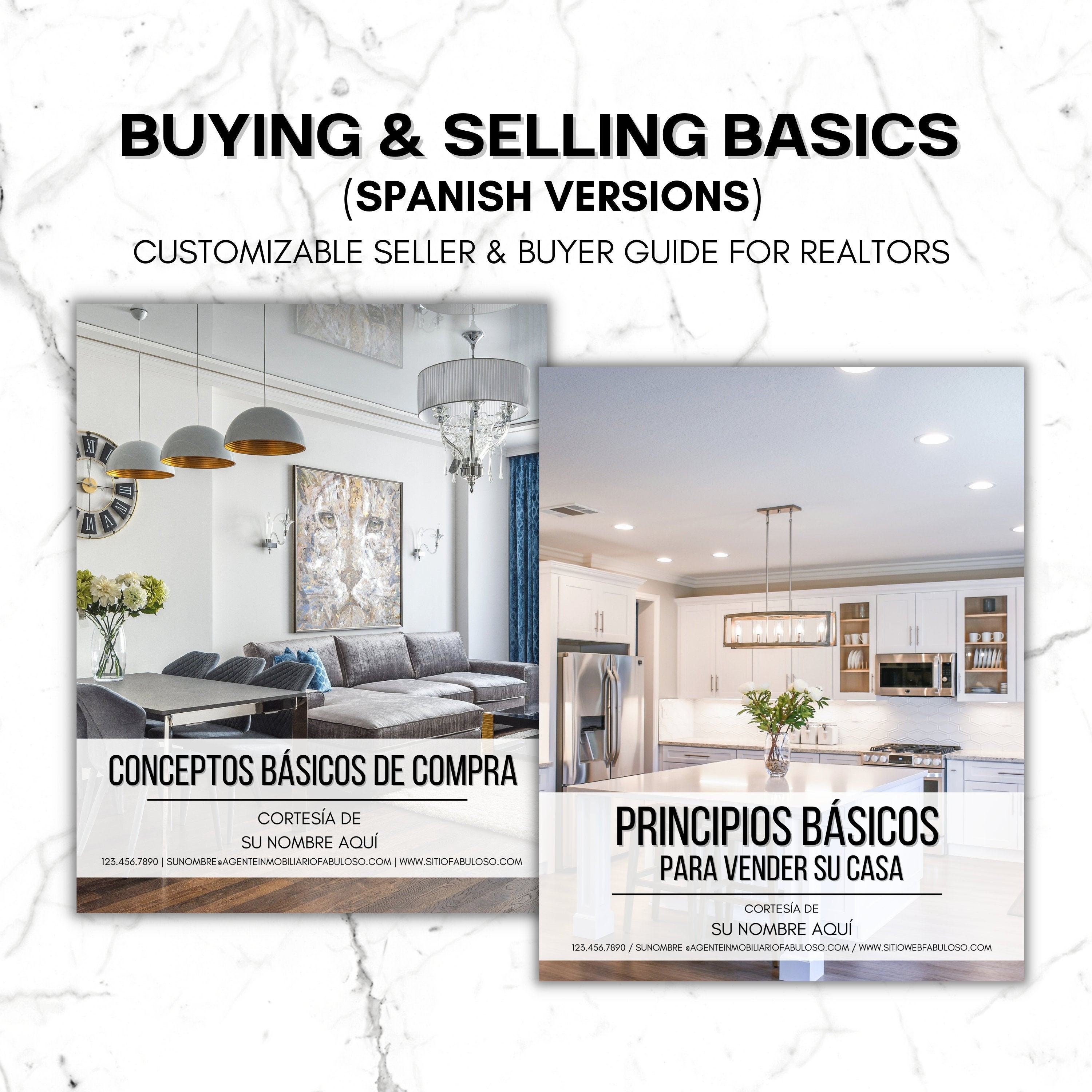 Spanish Version Real Estate Buyer and Seller Guide BUNDLE Etsy