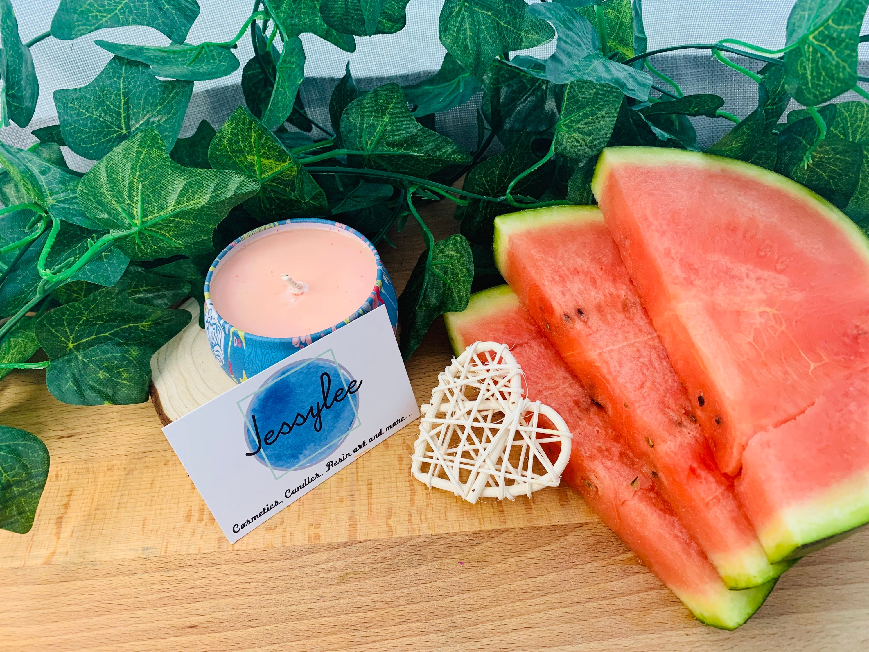 Watermelon Candle Etsy