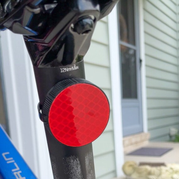 Airtag Bike Mount Reflector Case for Bicycles and Etsy