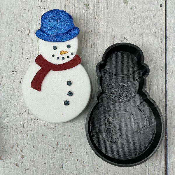 Snowman bath bomb mold (bathbomb not included)