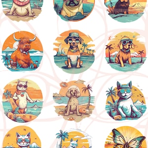 Pet Beach Vibes, Card-stock Cutouts, Card-Stock Freshies, Card-stock Car Freshy, Card-stock Cutouts, Aroma Bead Car Air Freshener