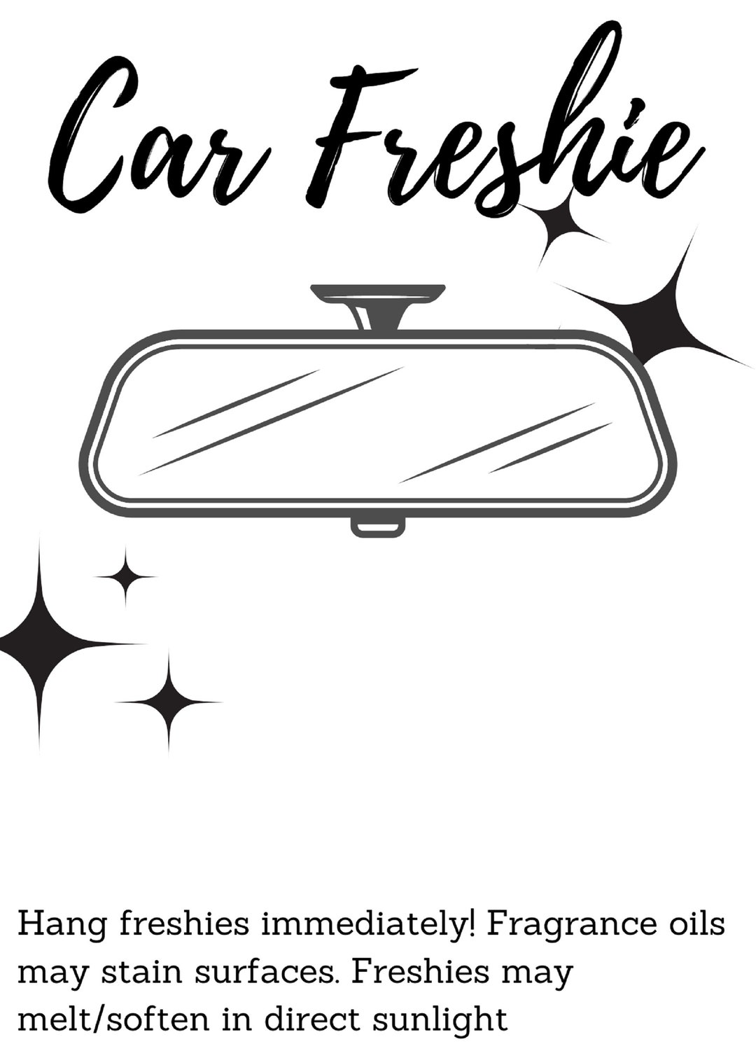 Car Freshie Insert , Car Scents, Aroma Beads, Car Fragrance, Aroma