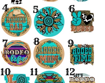 Rodeo Cardstock Freshie Designs: Western Car Air Freshener Cutouts
