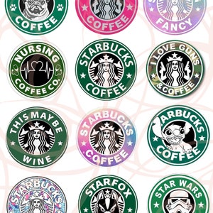 Starbucks Cardstock Circles, Cardstock Cutouts, Freshies, Cardstock, Freshie Cardstock, Freshie Images, Freshie Designs, Cardstock Images