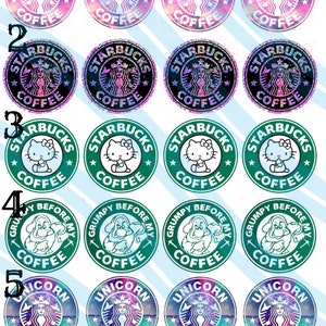 Starbucks Cardstock Circles, Cardstock Cutouts, Freshies, Cardstock, Freshie Cardstock, Freshie Images, Freshie Designs, Cardstock Images
