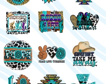 Rodeo Freshie Card-stock: Western Designs (Digital Download)