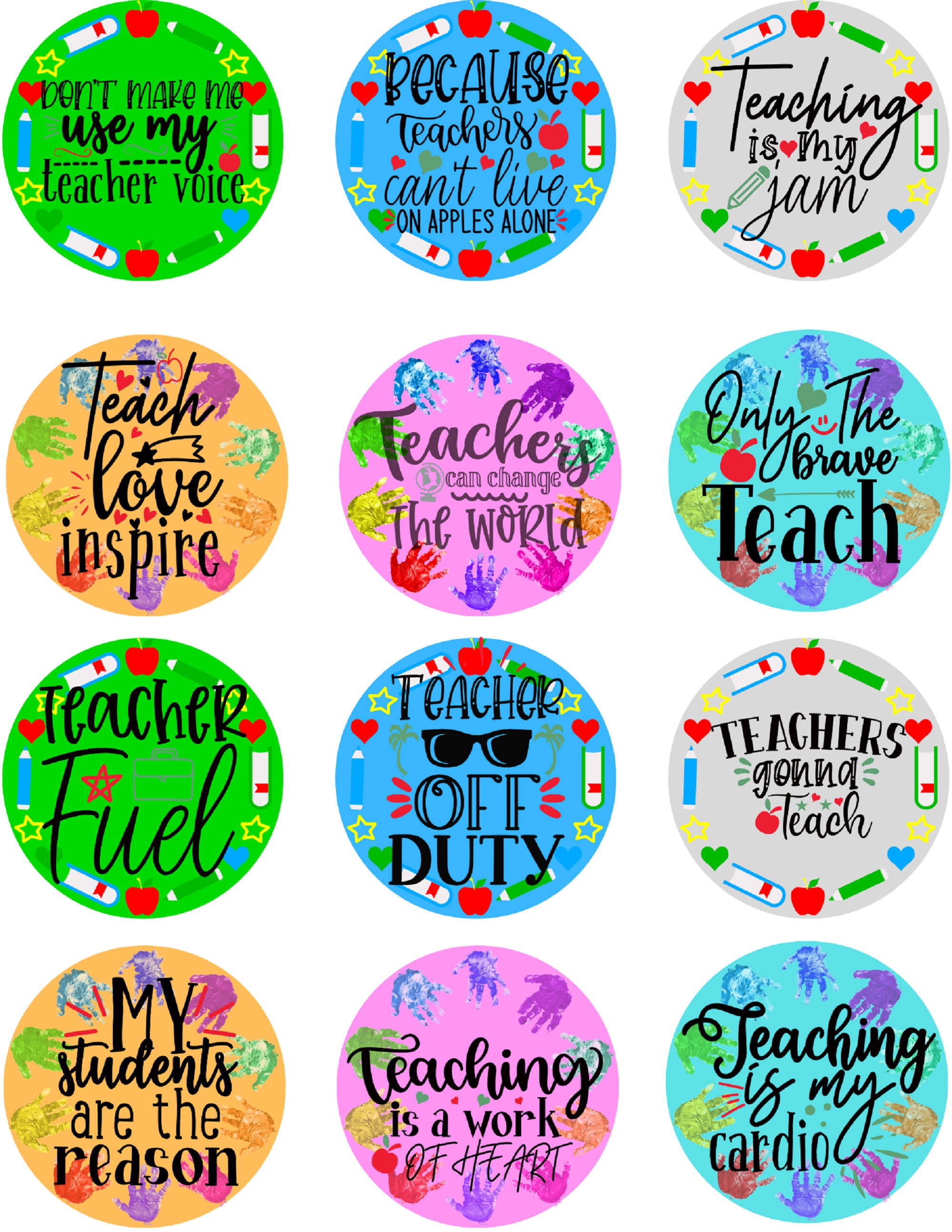 Teacher #3 Card-stock Cutouts, Car Freshy, Cardstock Freshies, Card-stock Car Freshy, Card-stock Cutouts, Aroma Bead Car Air Freshener