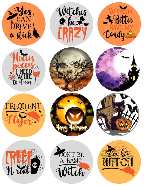 Halloween Cardstock Circles, Cardstock Cutouts, Freshies, Cardstock, Freshie  Cardstock, Freshie Images, Freshie Designs, Cardstock Images 