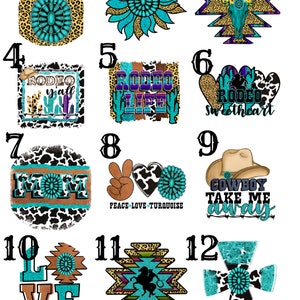 Western Cardstock Circles, Cardstock Cutouts, Freshies, Cardstock, Freshie Cardstock, Freshie Images, Freshie Designs, Cardstock Images