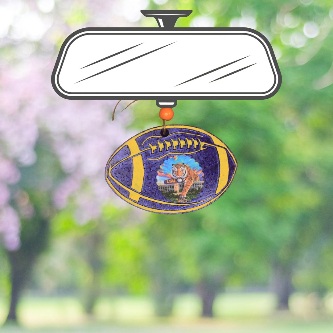 Football Car Freshie, Car Scents, Aroma Bead Scents, Car Fragrance