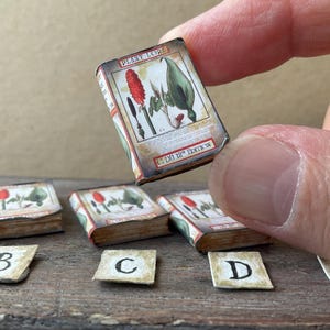 1:12 scale Book “Plant Lore, C-Du, 12th Edition” - slightly tatty x1