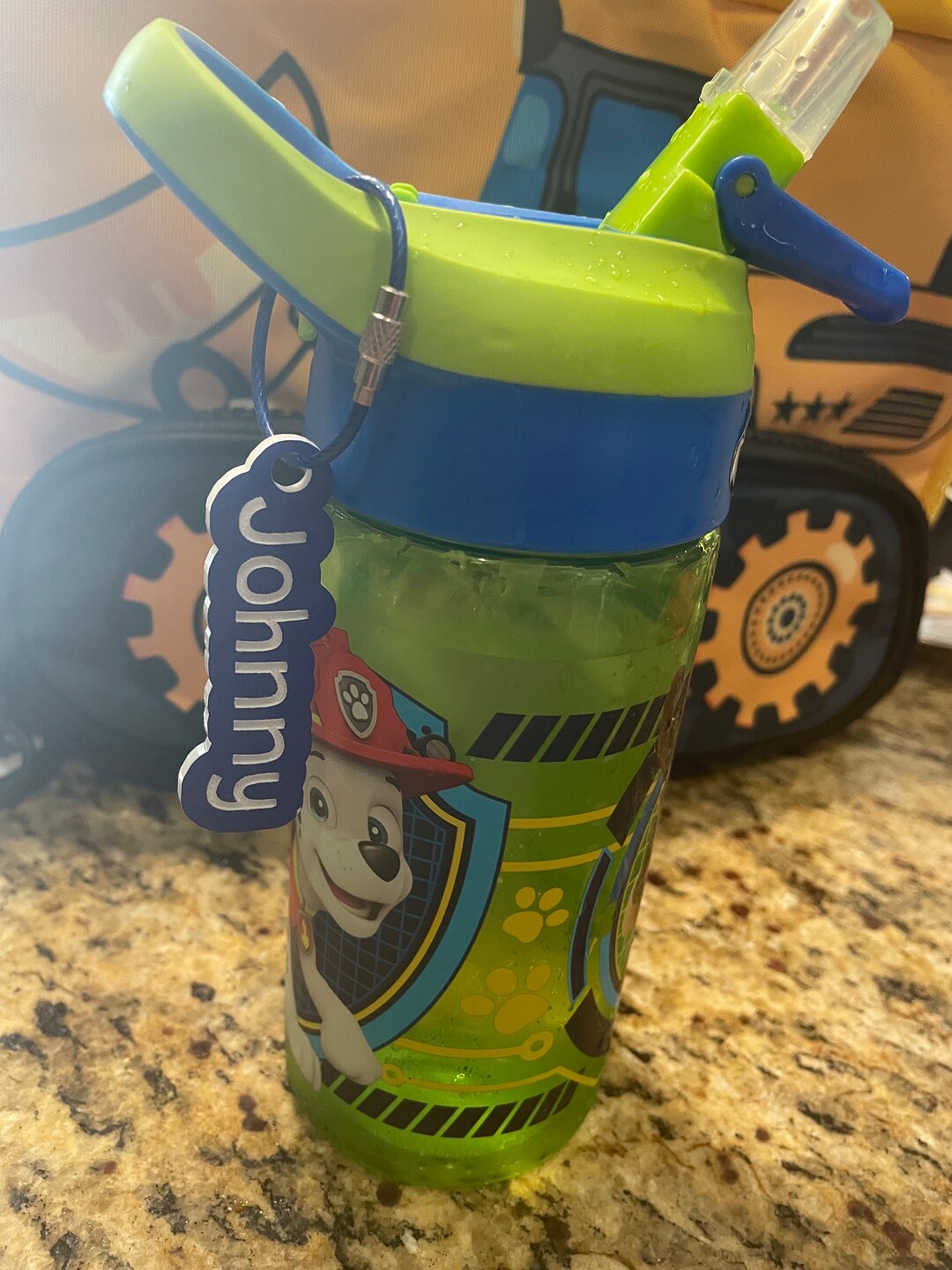 Water Bottle Name Tag Backpack Name Tag Kids Back to School Etsy
