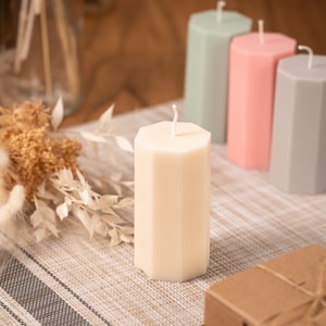 Small Pillar Candle | Decorative Candle | Home Decor | Soy Wax | Handmade candles | Gift | Birthday | Housewarming | Candles | Handmade