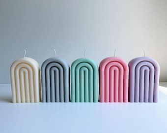 Rainbow Candle | Decorative Candle | Home Decor | Soy Wax | Handmade candles | Gift | Birthday | Housewarming | Candles | Handmade | Decor
