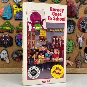 Barney Goes to School VHS