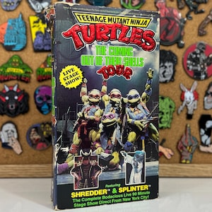 Teenage Mutant Ninja Turtles: Coming Out of Their Shells Tour VHS