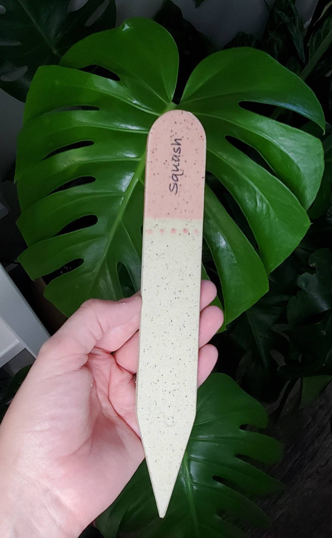 Garden stakes with names Hand made pottery Etsy