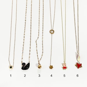 Clover necklace • Necklace for women and girls • Flower necklace • Dolphin necklace • Girls necklace and earrings set • Cute necklace