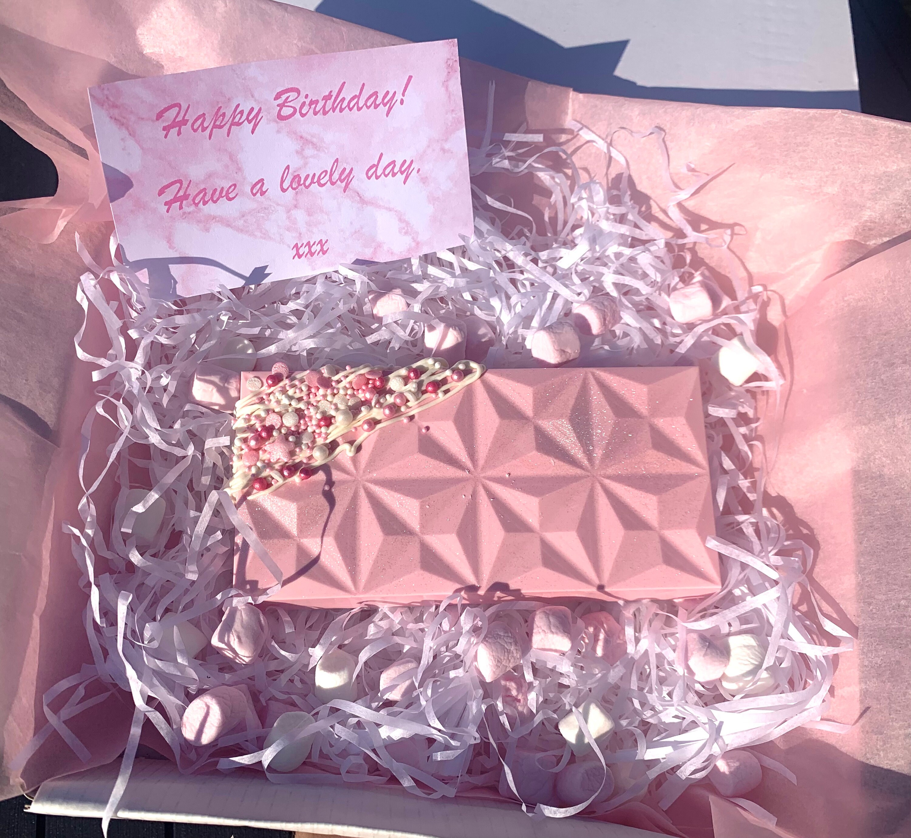 Chocolate candy bar white chocolate birthday gift Etsy