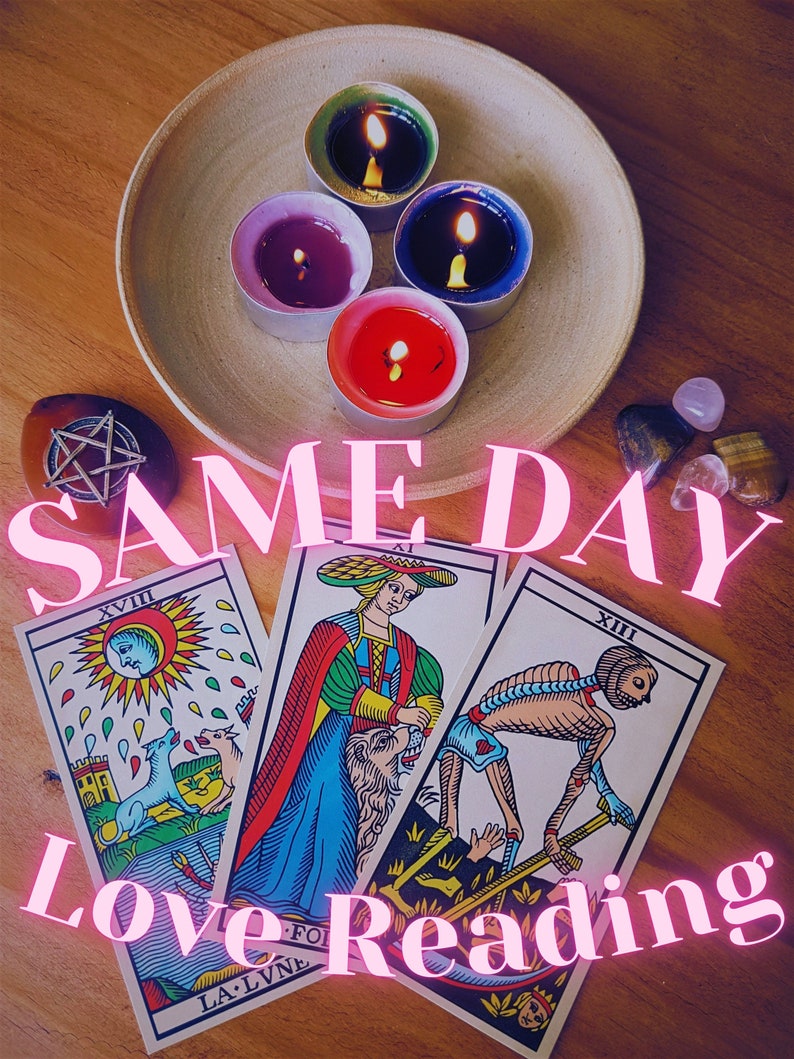 Same Day Love Tarot Reading/ Ex-Boyfriend/Girlfriend / Future/ Soul Mate/ Will He/She Come Back?/ Relationship/ Guidance/ Angel/ Message 