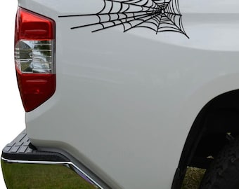 クモの巣ビニールデカール：ハロウィン用車/壁ステッカー