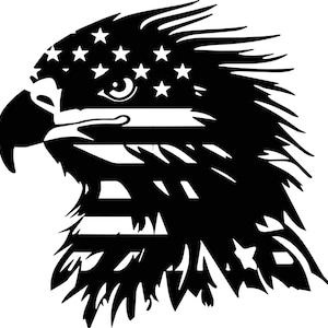 Sticker Amerikaanse vlag Amerikaanse vlag, sticker Amerikaanse vlag Amerikaanse zeearend, patriottische stickers, sticker Amerika First, USA sticker voor vrachtwagens, auto's, boten