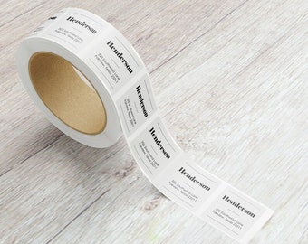 Custom Label Stickers Personalized Printed Logo Roll for Your Product Packaging