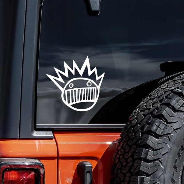 Sticker musique Ween Ween Boognish Stickers Blanc Boognish Vinyle Autocollant De Voiture Signe Logo Accessoires De Voiture