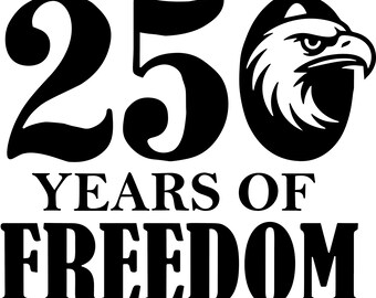 America 250th Anniversary Vinyl Decal Sticker for Car, Truck, Suv, Wall Decal, Patriotic Gift