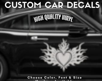 Personalized Car Decal: Custom Name Window Decals