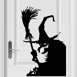 Wicked Witch Wall or Window Scary Halloween Decal Sticker