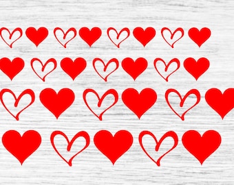 Heart Wall Decals: Nursery Decor, Kids Room Stickers